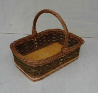 Passender Korb fr Rollador und Gehwagen in Tablettform, Deko hell orange