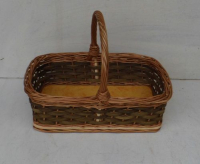 Passender Korb fr Rollador und Gehwagen in Tablettform, Deko hell orange