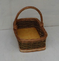 Passender Korb fr Rollador und Gehwagen in Tablettform, Deko hell orange