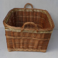 Holzlager, Holzkorb mit Holzboden extra breit