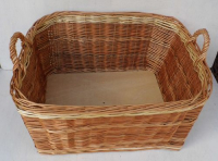 Holzlager, Holzkorb mit Holzboden extra breit