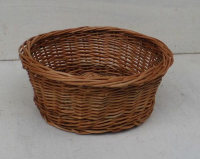 Runde Weidenschale ohne Griffe