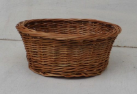 Runde Weidenschale ohne Griffe