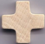 Holzkreuz natur 2,1 cm.