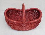 Rattankorb Farbe rot