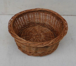 Runde Weidenschale ohne Griffe